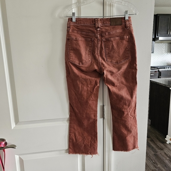 Madewell High-Rise Bootcut Jeans: Garment-Dyed Carpenter Edition - Picture 7 of 9